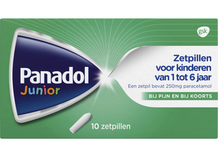 Panadol Junior 250mg zetpillen