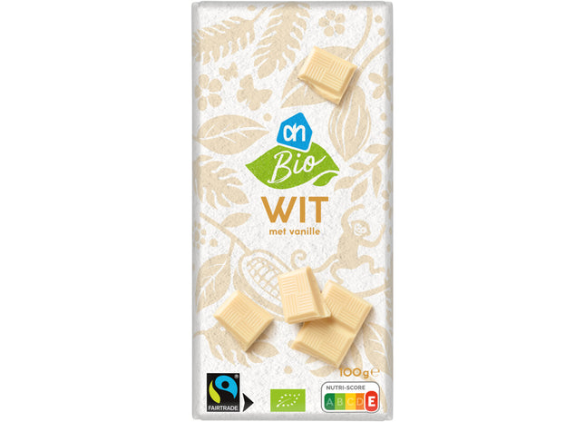 Biologisch Reep wit met bourbon vanille