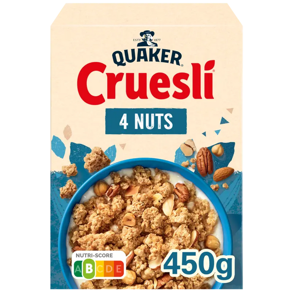 Quaker Cruesli 4 nuts