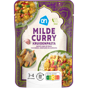 Milde curry kruidenpasta