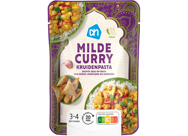 Milde curry kruidenpasta