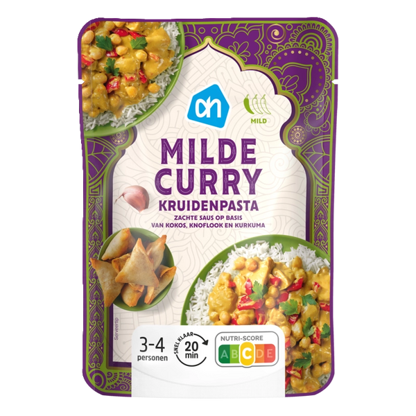 Milde Curry-Würzpaste