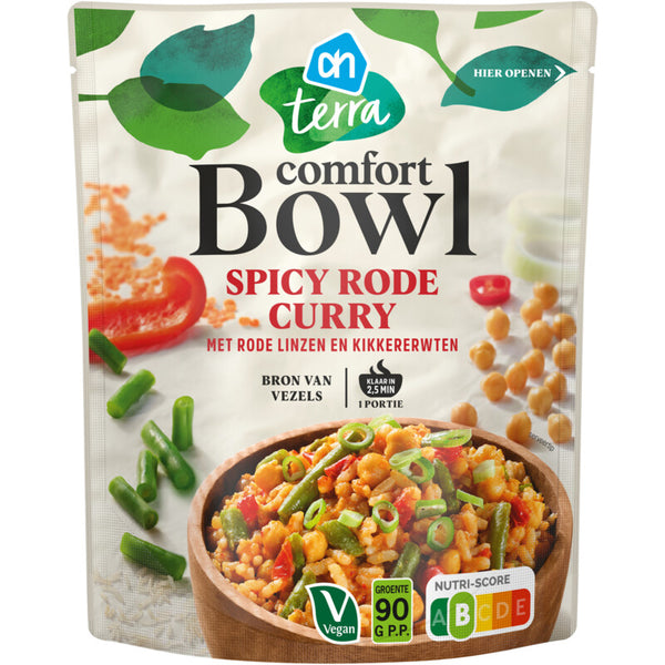 Terra Comfort bowl spicy rode curry