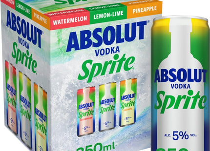 Absolut Vodka sprite 4-pack