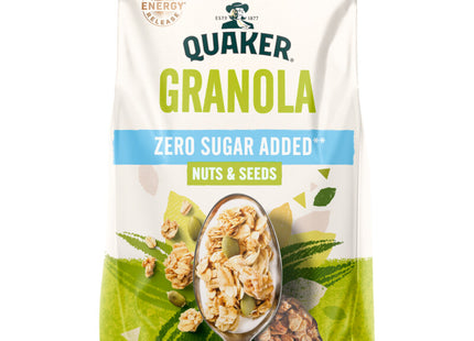 Quaker Granola zero sugar added nuts & seeds