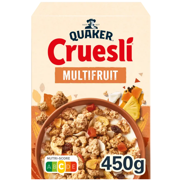 Quaker Cruesli multifruit