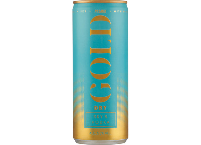 Gold Dry Sky & vodka