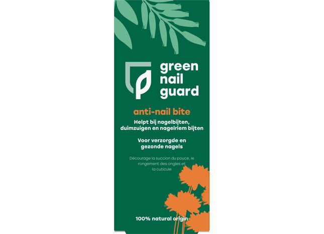 Green nail guard Anti-nail bite