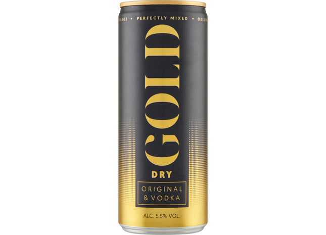 Gold Dry Original & vodka