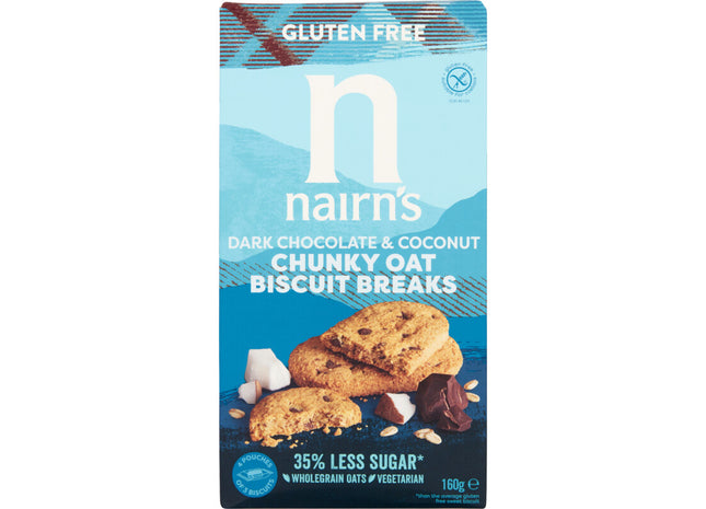 Nairn's Brosse biscuits met chocola & kokosnoot