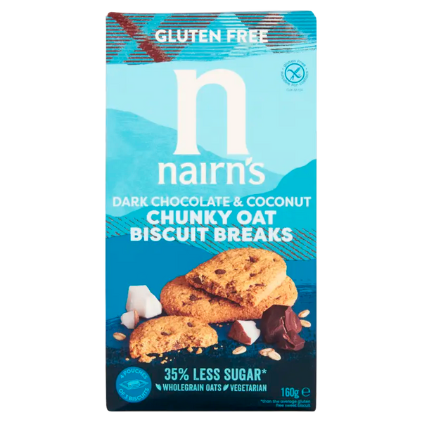 Nairn's Brosse biscuits met chocola & kokosnoot