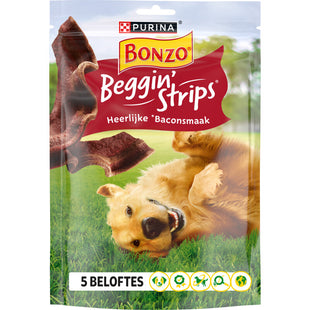 Bonzo Beggin' strips baconsmaak hondensnack