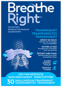 Breathe Right Transparent Nasal Strips