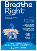 Breathe Right Nasenstrips beige
