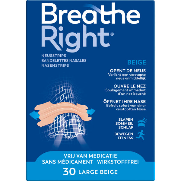 Breathe Right Beige Nasal Strips