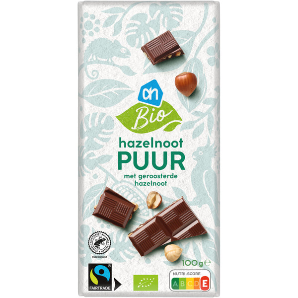 Biologisch Reep puur hazelnoot