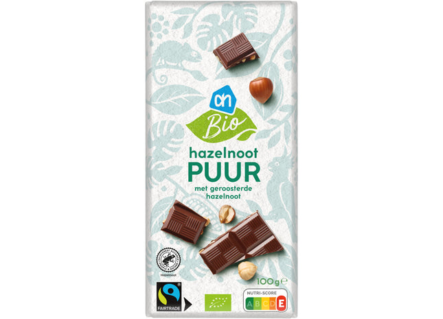 Biologisch Reep puur hazelnoot