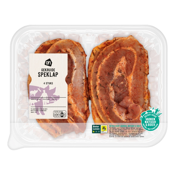 Seasoned pork belly slice