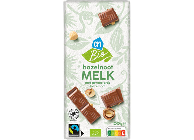 Biologisch Reep hazelnoot melk