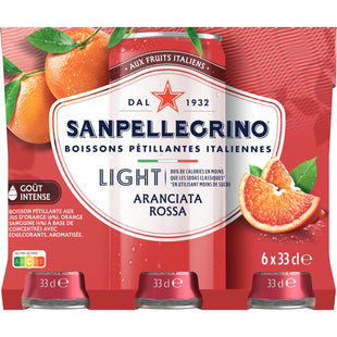S. Pellegrino Aranciata rossa light 6-pack