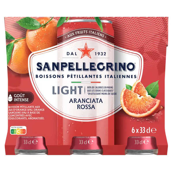 S. Pellegrino Aranciata Rossa Light 6-pack