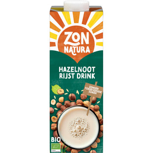 Zonnatura Hazelnoot rijst drink