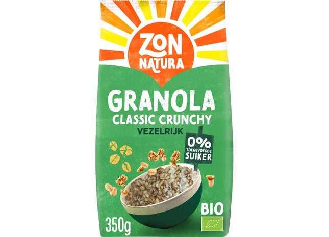 Zonnatura Granola classic crunchy vezelrijk