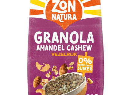 Zonnatura Granola amandel cashew vezelrijk