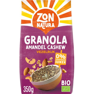 Zonnatura Granola amandel cashew vezelrijk