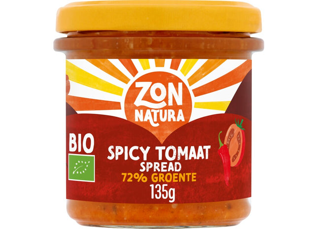 Zonnatura Groentespread spicy tomaat