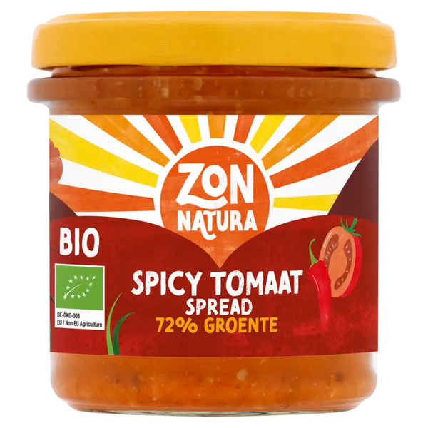 Zonnatura Groentespread spicy tomaat