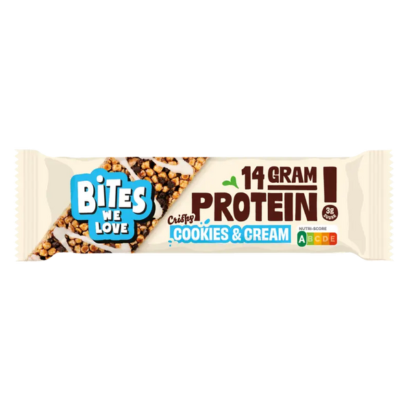 BitesWeLove Protein bar cookies & cream