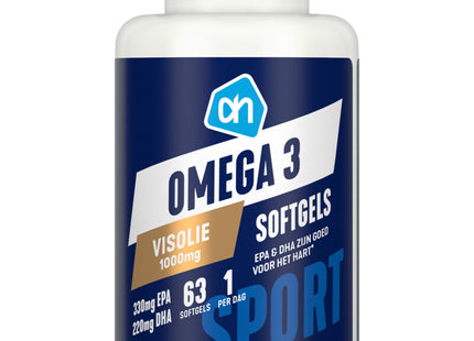 Omega 3 visolie softgels 1000mg