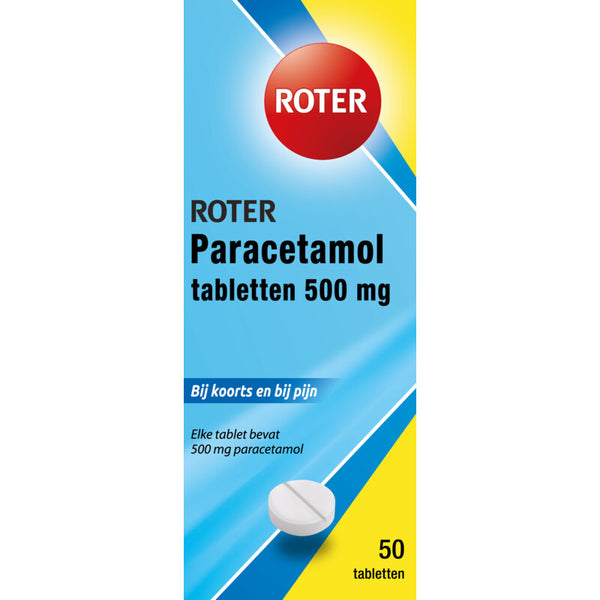Rote Paracetamol 500 mg Tabletten