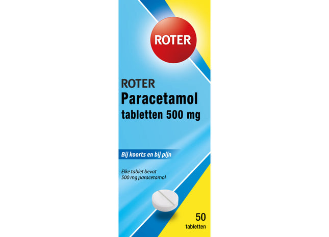 Roter Paracetamol 500 mg Tabletten