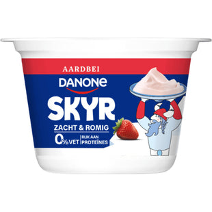 Danone Skyr aardbei high protein 0% vet