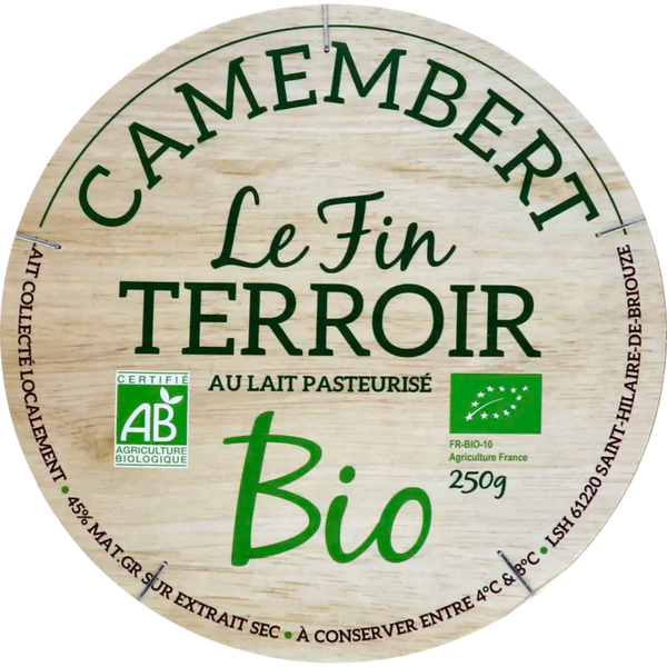 Le Fin Terroir Camembert Bio
