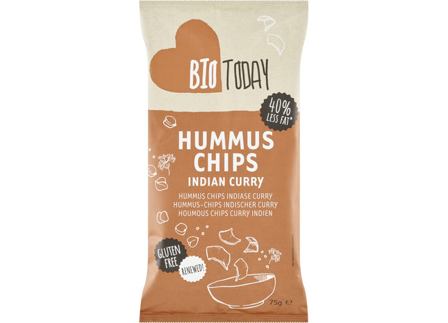 BioToday Hummus chips Indian curry