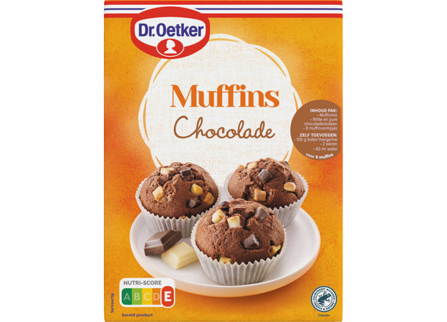 Dr. Oetker Mix voor muffins chocolade