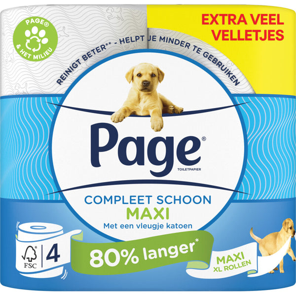 Page Complete clean toilet paper maxi
