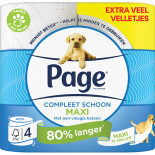 Page Compleet schoon toiletpapier maxi