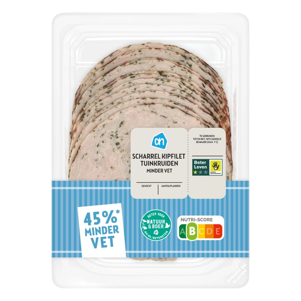 Kipfilet tuinkruiden minder vet