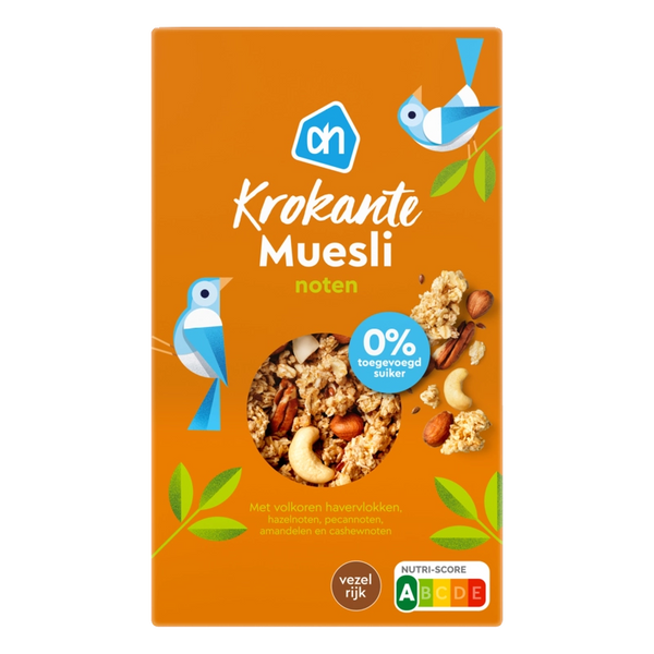 Krokante muesli noten