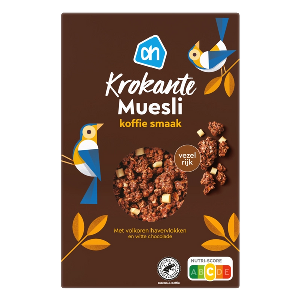 Krokante muesli koffie smaak