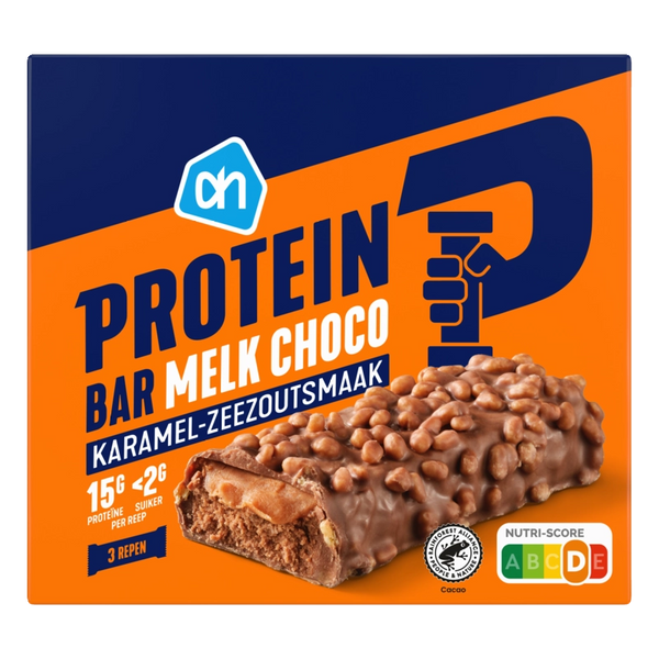 Protein bars milk chocolate salted caramel