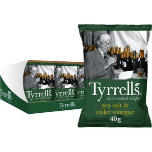 Tyrrells Sea salt & cider vinegar 18-pack