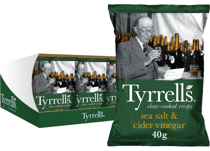 Tyrrells Sea salt & cider vinegar 18-pack