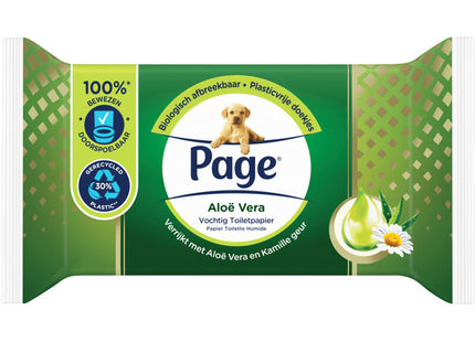 Page Aloe vera vochtig toiletpapier