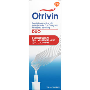 Otrivin Duo Neusspray bij verstopte en loopneus