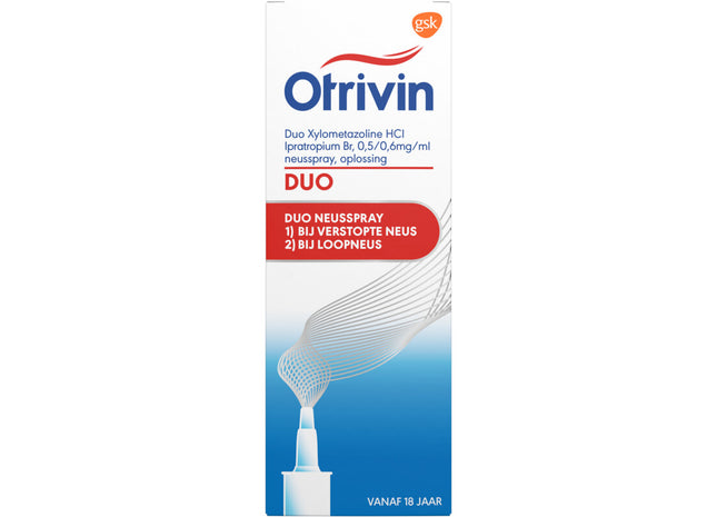 Otrivin Duo Neusspray bij verstopte en loopneus